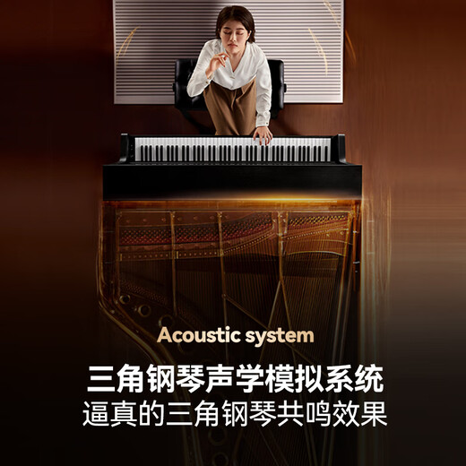 TERENCE PIANO智慧钢琴立式88键重锤电钢琴智能自动挡弹唱自学电子钢琴新手入门 特伦斯Ai钢琴+终身会员