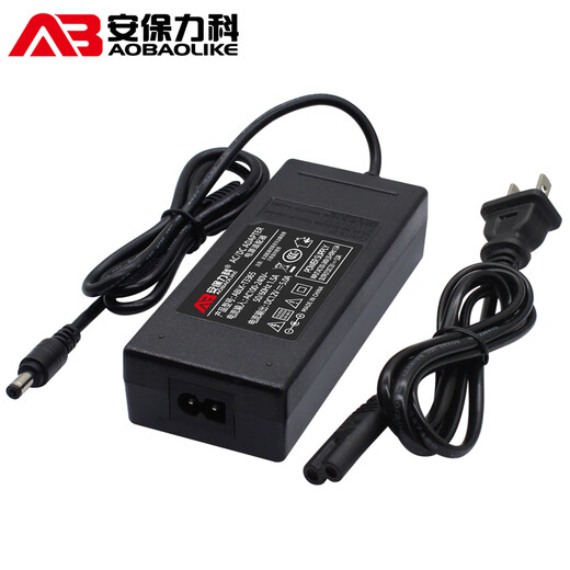 安保力科 室内监控电源适配器DC12V5A开关直流稳压器桌面式八字尾2脚插头 ABLK-T3365