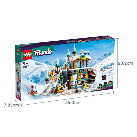 Blocs de construction Lego assemblés par Good Friends 41756 Holiday Ski Ski Girls Children's Toys's Birthday Gift