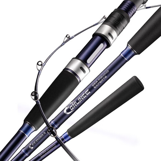 ECOODA (ECODA) Canglong Second Generation Shipwrecking Bottom Fishing Light and Hard Offshore Boat Fishing Rod FUJI Responsive High-Strength Fishing Rod 2.10m No. 60 (Load 40-100#) Straight-Handed Rod