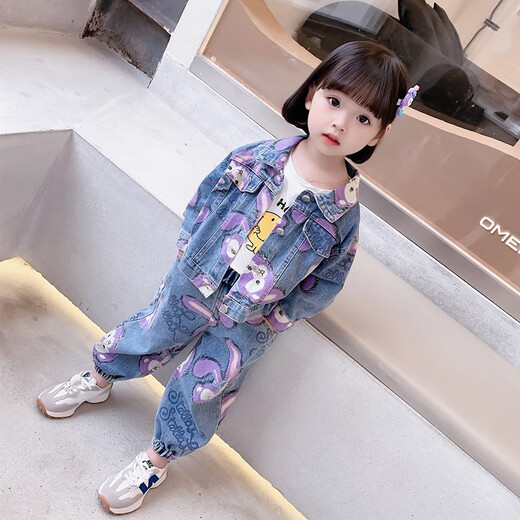Ropa de ropa para niños Leba Mouse Juego de niñas de otoño de otoño