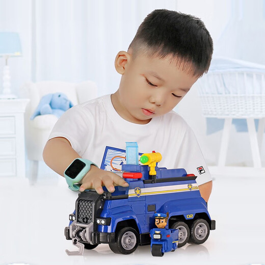 Il Jiagong Dog Patrol Toy Sound and Light Deformation Police Car Aqi Away Flight Felt Fild's Birthday Gift 16759 Ultimate Police Car Car