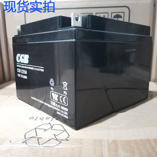 
CGB long light CB12250 battery 12V25AH fire main unit 24V24AH DC screen UPS backup battery CB1250