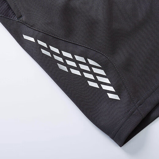 川崎KAWASAKI 舒爽透气男款女款运动裤运动短裤羽毛球服SP-T3601 黑色L