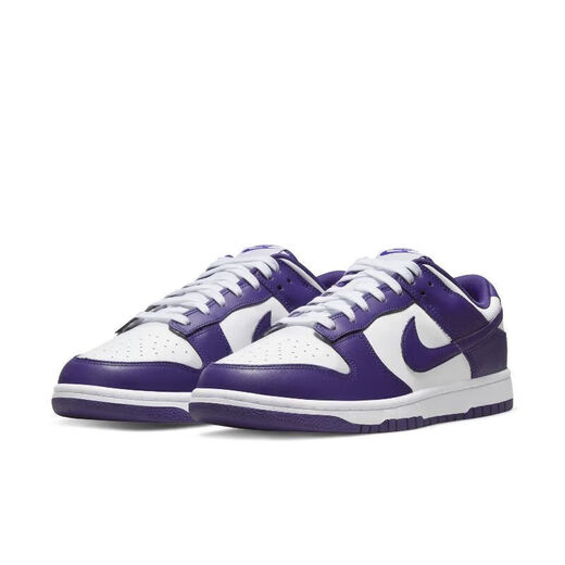 
Nike (NIKE) official official board shoes men's shoes summer new sports shoes DUNK Low low top fashion retro casual shoes DD1391-104 purple white 44