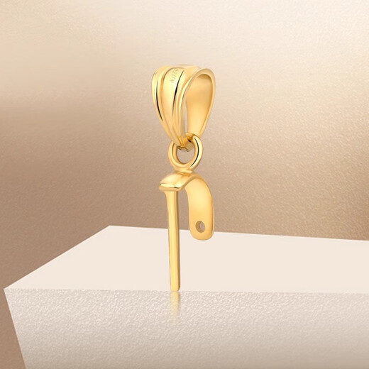 Tongrubi 18K gold jade pendant buckle accessories Buddha buckle pendant buckle thickened melon seed buckle gold buckle 18K gold