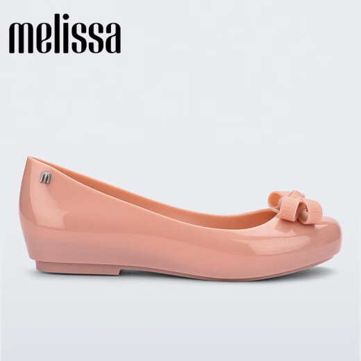 Melissa (Melissa) shallow bow sweet low-heeled casual women's shoes 33604 light pink 6 (size 37)