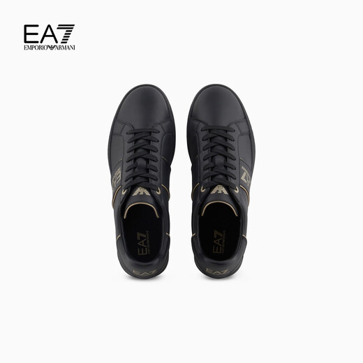 EMPORIO ARMANI/Armani official flagship EA7/New men and women couples board shoes sports casual shoes 2025 summer M701-Black/Gold 38.5