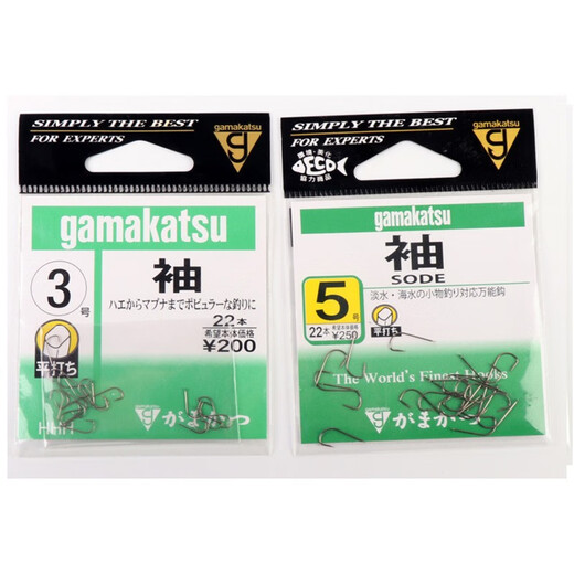 Simago Gamma Kaz Eleve Tea 12014 Япония оригинальный крюк Tamsui Stream с коробками и легким цветом Crucian Carp Crowe 3# (22 штуки)