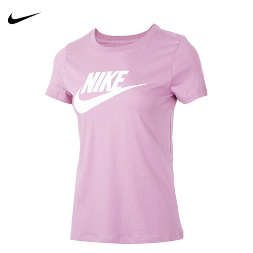 Nike (Nike) Kurzärärmelte Frauenkleidung 2025 Sommer New Sports Running Atmable Sweat bequemes lässiges rundes Nacken T-Shirt Bv617 Bv6170-695 Lila runder Nacken s