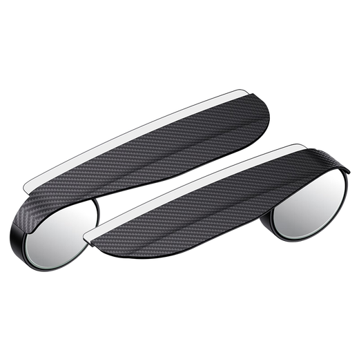 Volkswagen Golf Lingdu Lavida Sagitar rearview mirror reflective reversing small round mirror with rain eyebrow integrated rain-proof artifact Volkswagen rearview mirror with rain eyebrow small round mirror integrated pair 2 pieces