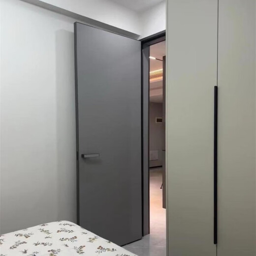 维诺亚厂家直销室内专用铝木门网红新款简易门超高可做到3米一门到顶 选颜色找客服 2.8边框(带普通锁)