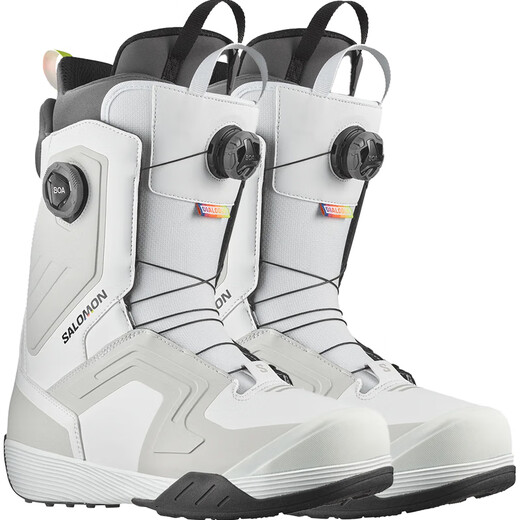 Salomon 42 new ski SALOMON men's, women's and children's veneer steel buckle ski shoes official flagship 2223 men's gray FACTION BOA 40.5 _260