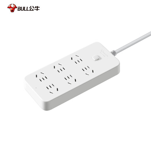 Bull (Bull) Nuevo socket estándar/cable de cable/enchufe/fila enchufe/cable/tablero de arrastre GN-B2060 Interruptor de control general de 6 posiciones Longitud total 1.8 metros