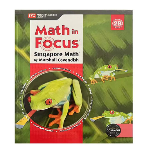 正版  美国小学数学教材和练习册 Math in Focus 系列 加州教材 英文原版数学美国课本 非新加坡课本 非新加坡教材 非新加坡教辅 2B教材正版精装一本