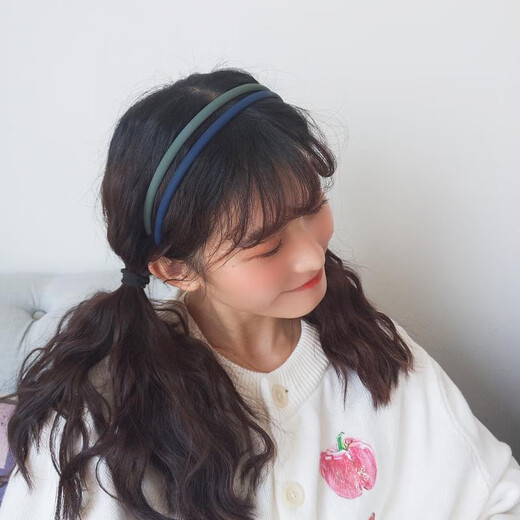 Xiangwan hairband, hairpin, female high-end going out hairpin, thin edge frosted headband, non-slip face wash headband, birthday gift