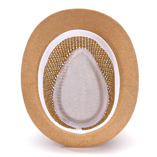 Tuzun (kingtrip) middle-aged and elderly hat men spring and summer dad sun hat topper grandpa mesh breathable straw hat sun hat deep khaki
