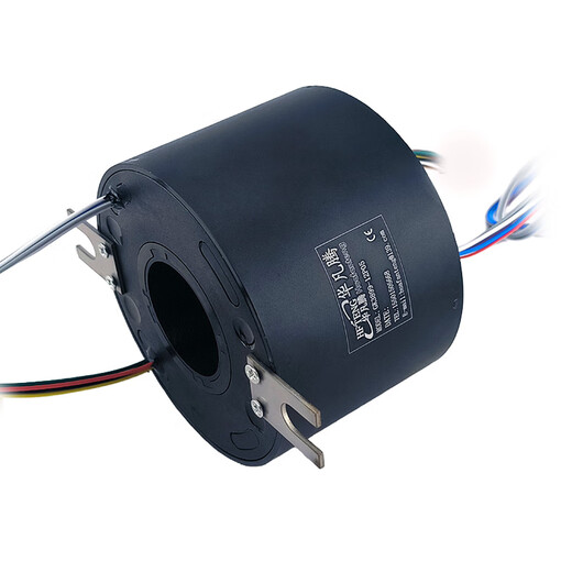 Shantoulincun conductive slip ring 360 degree hollow rotary connection 612 route 5A10A high-speed electric slip ring through hole conductive slip ring GK3899-6P05/6 path 5A midhole 3