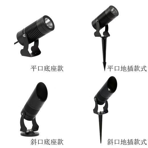 Yilin (yilin) LED tree light, outdoor park ground light, landscape green plant ground light, waterproof mud light, 5W/7W flat floor light, warm light