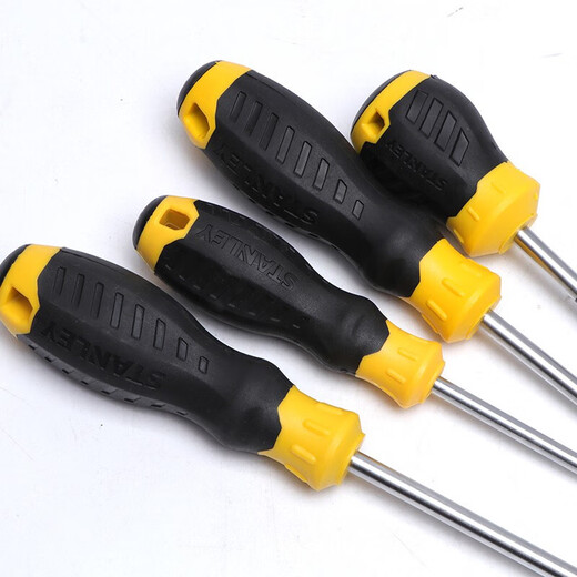 
Stanley (STANLEY) B series rubber handle screwdriver set one-shaped cross driver with magnetic screwdriver 8-piece set 66-673-23