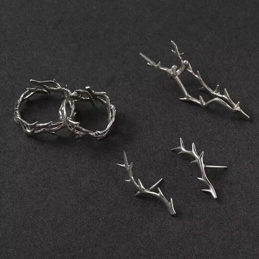 Mansheng <Obsession> Ring Men's Trendy Hip-Hop Korean Version Men's Single Ring Adjustable Index Finger Ring Student Tail Ring