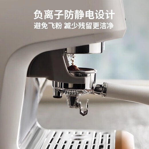 Baicui PE3899 Máquina de café italiano Comercial Máquina de molienda semiautomática Máquina de espuma de leche pequeña Bomba dual Dual horno