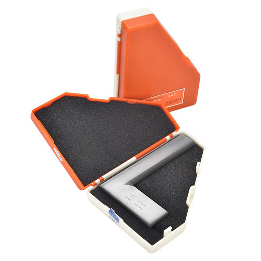 Shanggong knife-edge square ruler woodworking square stainless steel square ruler 90 degree square ruler precision level 0 square ruler 100x63mm EDl010102