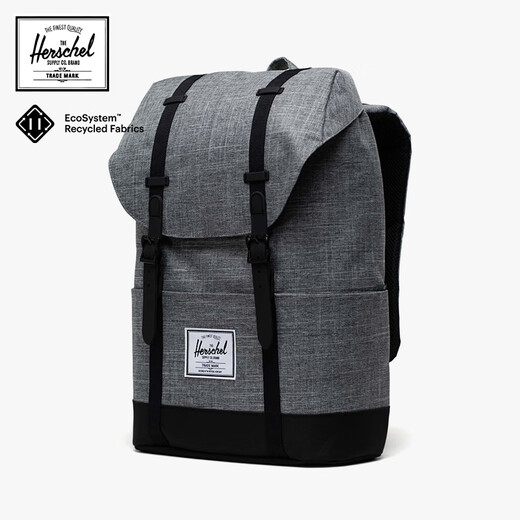 
Herschel Canada Retreat Large Backpack Eco Series Leisure Travel Bag Backpack 10971 Classic Hemp Gray