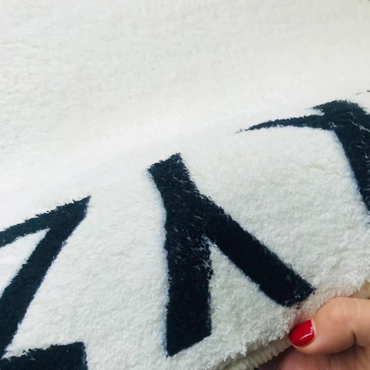 Yusenyi ins Tapis rond pour chambre d'enfant de style nordique 26 lettres anglaises rampant sur des coussins de chaise d'ordinateur prenant des photos tapis décoratif apprendre de vous 80 cm de diamètre