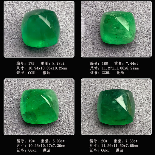 Blue Xianghe 16 natural emerald sugar tower sugar wrapped mountain ring surface bare stone green jewelry 18k gold men and women ring pendant 12.08 carats 15#