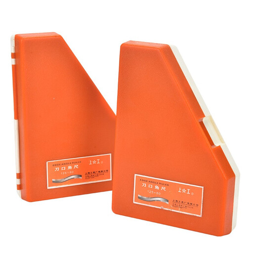 Shanggong knife-edge square ruler woodworking square stainless steel square ruler 90 degree square ruler precision level 0 square ruler 100x63mm EDl010102