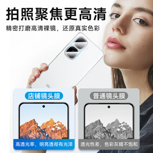 KOOLIFE [two pieces] suitable for IQOOneo10 lens film iqooneo10pro/+ mobile phone rear camera protective film ultra-thin high-definition wear-resistant scratch-resistant dust-resistant film