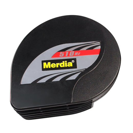 Medea car snail horn 12V super loud waterproof car motorcycle electric vehicle universal modified ultra-thin high and low two-tone whistle horn treble one horn