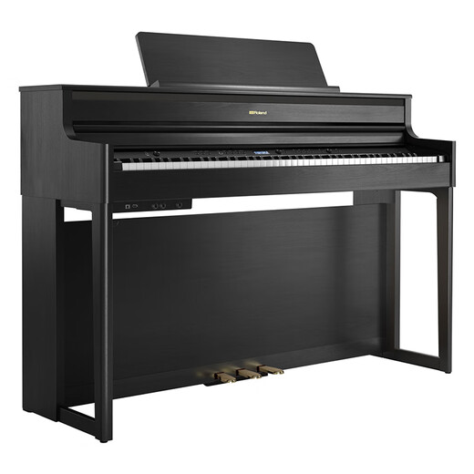 Roland HP702/HP704 Piano eléctrico 88 Key Heavy Hammer Children Beginners Smart Digital Digital Professional Use HP702 (negro) + RH-5 Auriculares + Accesorios Bolsa de regalo
