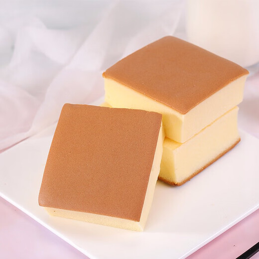 比比赞（BIBIZAN）原味纯蛋糕1050g/箱营养早餐面包糕点心休闲零食品量大