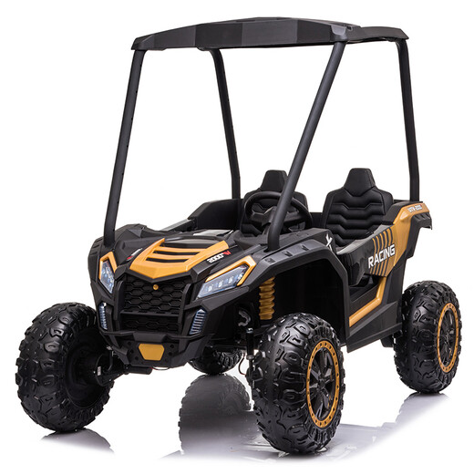 Mengxiaoou super large children's electric car four-wheeled toy car for men and women that can sit on a double off-road remote-controlled stroller for adults. Flagship red + all functions + soft wheels + 24V battery