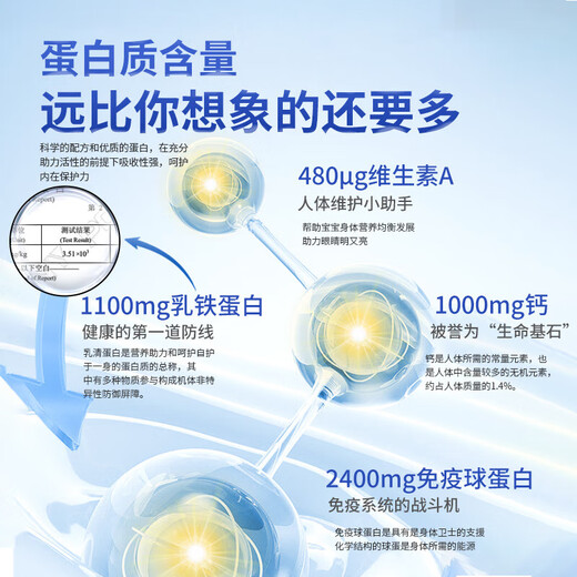 允维康乳铁蛋白粉允唯康牛初乳进口浓缩乳清蛋白允维慷 大部分人选择 3罐周期装