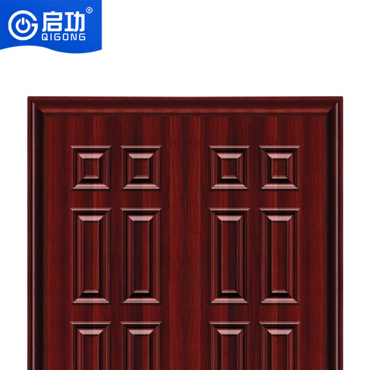 启功双开防盗门住宅庭院民房入户门家用安全门防盗门QG-FDM6300