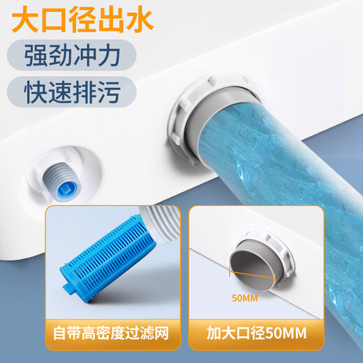 OLSA bathroom flush tank high-impact toilet water tank squat toilet water tank bathroom energy-saving water tank high-impact water tank + luxury installation package