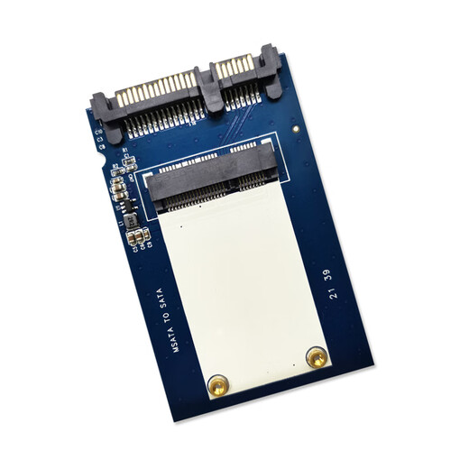 Liantuo Carte adaptateur de disque SSD MSATA vers SATA pour ordinateur portable avec interface SATA 2,5 pouces intégrée Carte d'extension de disque dur SSD S101-1M