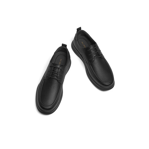 Red Dragonfly Casual Lederschuhe 2025 Frühling Neue Herrenschuhe Schafkinne bequeme Spitzenschuhe Business Commuter Lederschuhe WTA15123 Black 41