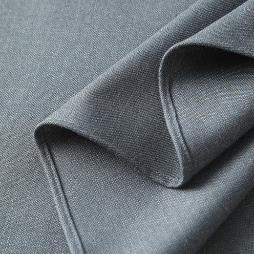 YOUNGOR shirt men's autumn and winter young men's long-sleeved shirt wool blended fabric solid color shirt gray plain VLQW119708DBA 44 (185/108A)