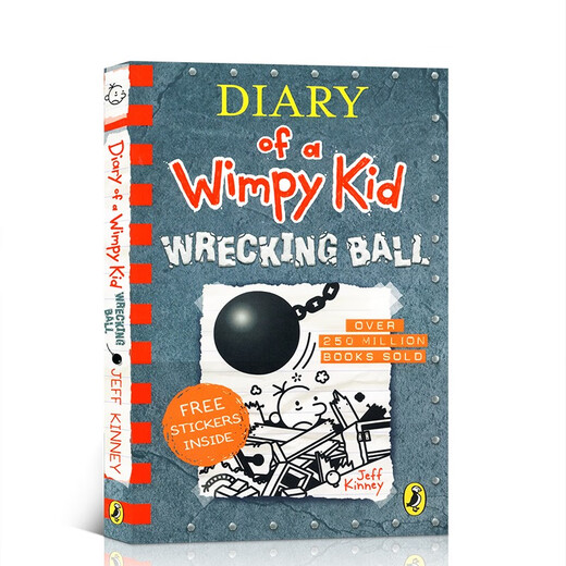 英文原版 小屁孩日记14 Diary of a Wimpy Kid 14: Wrecking Ball 英文分级阅读章节书桥梁书  9-12岁  课外阅读