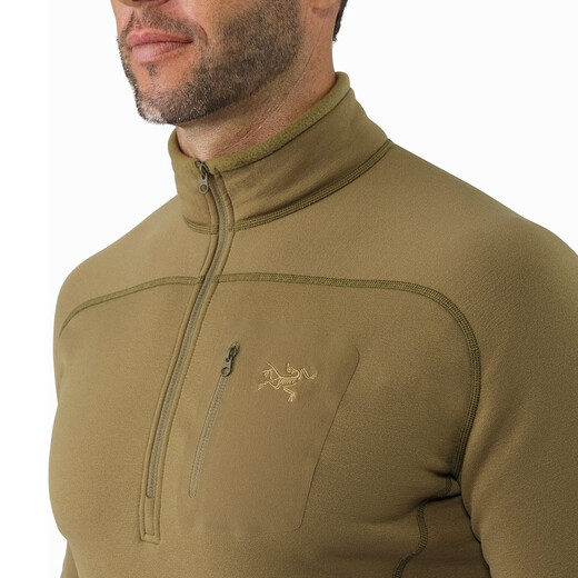 ARC TERYX military bird LEAF Cold WX SV military version thickened warm fleece underwear breathable comfortable crocodile color top CRO M