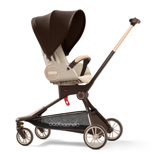 Baby Good V9-C Baby Walking Artifact Baby Walking Stroller Two-way High View Lightweight Foldable Baby Stroller V9-C Caramel Milk Tea