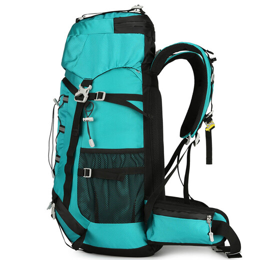 Vanaheimr new new mountaineering bag outdoor backpack mountaineering bag large capacity 60 liter multi-functional backpack hiking backpack black (strap) 60L large bag