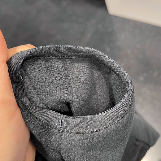 耐克卫衣外套男装 冬季新款摇粒绒运动服保暖休闲圆领套头衫上衣 DD4855-010/黑色/内里加绒 M /建议120-130斤