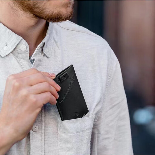Bellroy Cardes de bolsas de tarjeta de cuero de cuero ultra delgadas