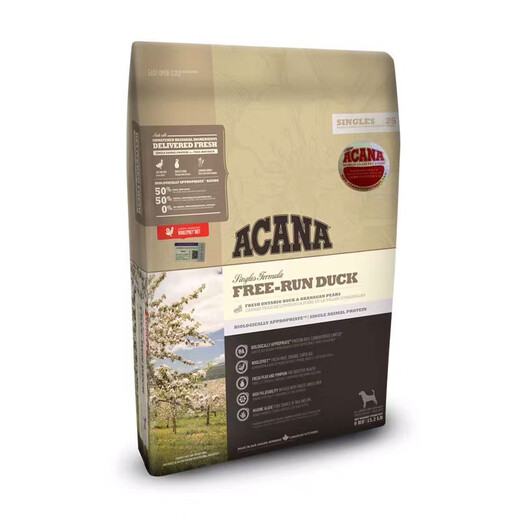 爱肯拿（ACANA）ACANA鸭肉梨狗粮无谷鸭肉巴特梨配方低敏狗 2公斤