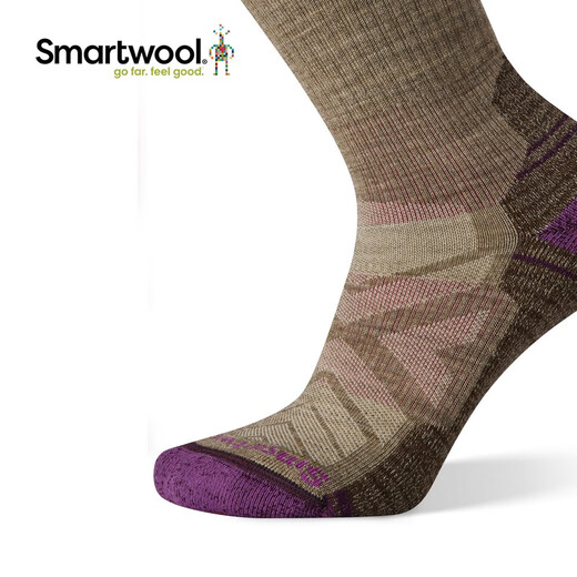 
SMARTWOOL women's hiking lightweight shock-absorbing mid-tube socks hiking socks outdoor wool socks sports socks 1573 1573: gray-brown 880 M (suitable for foot size 38-41)
